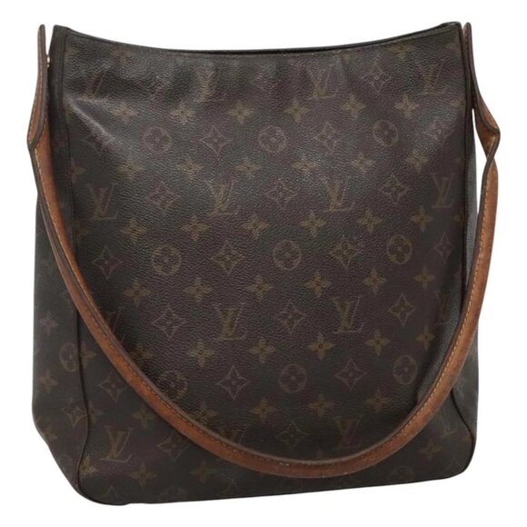 LOUIS VUITTON Monogram Looping GM Shoulder Bag M51145 LV Auth EC458 - Picture 1 of 15